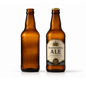 500ml Lightweight Traditional Ale Glass Bottle