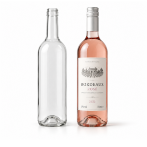 750ml Lightweight Bordeaux Glass Bottle
