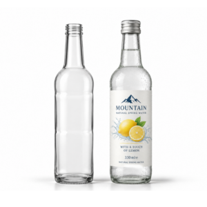 330ml Lightweight Mountain Glass Bottle