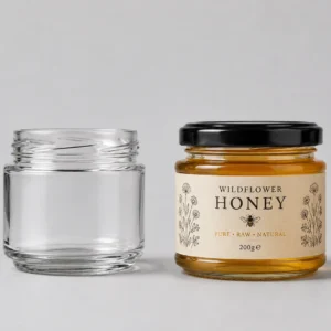200g Squat Lightweight Glass Jar