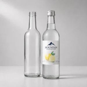 330ml Lightweight Mountain Glass Bottle